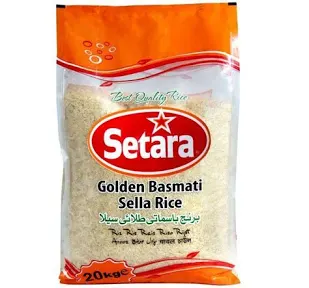 Setara golden sella basmati rice