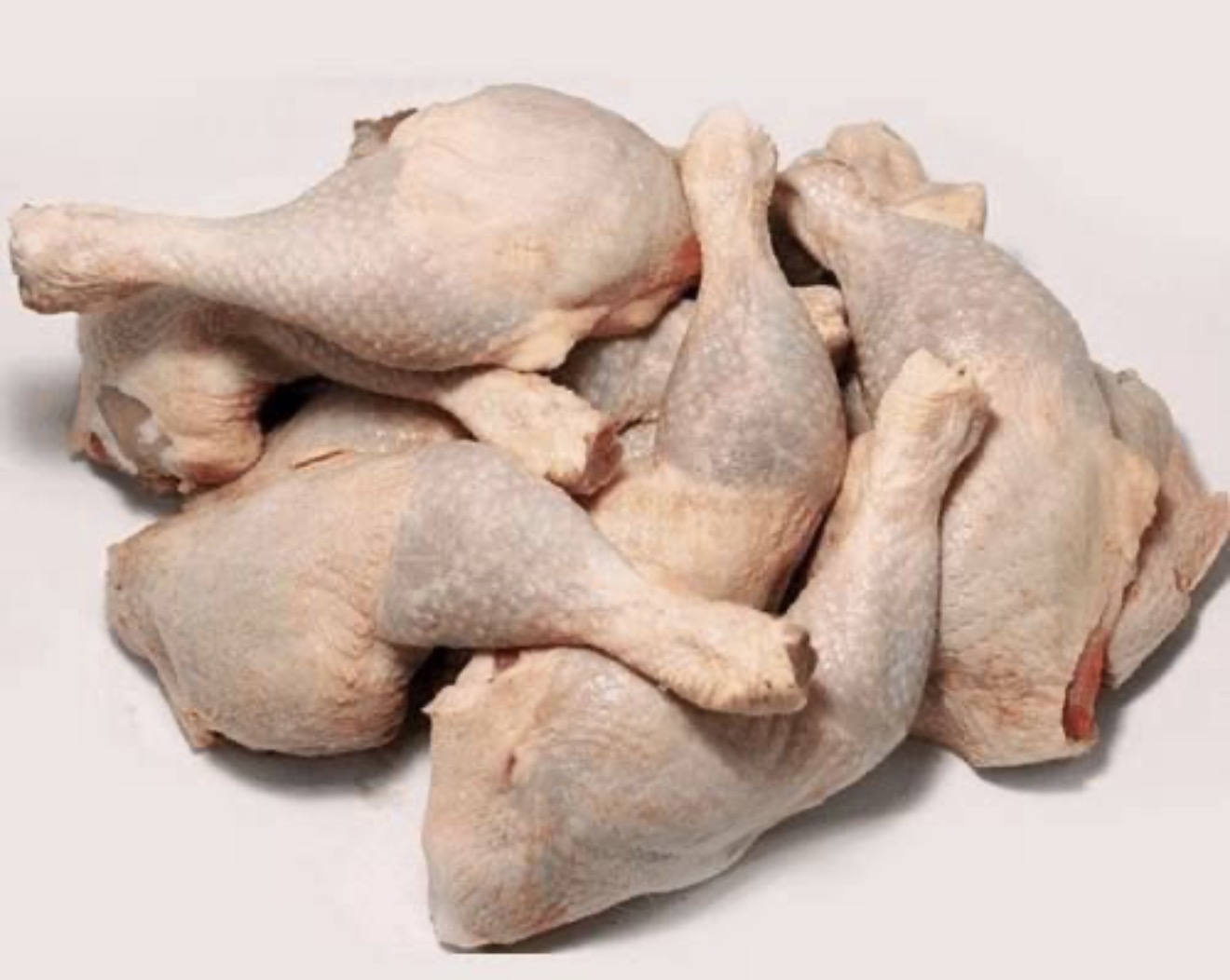 Soft chicken leg and thigh