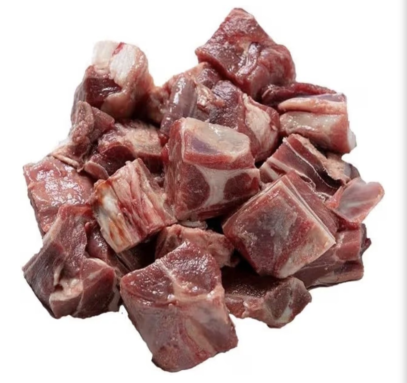 Goat meat with bone