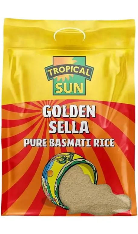 Tropical sun golden sella basmati rice